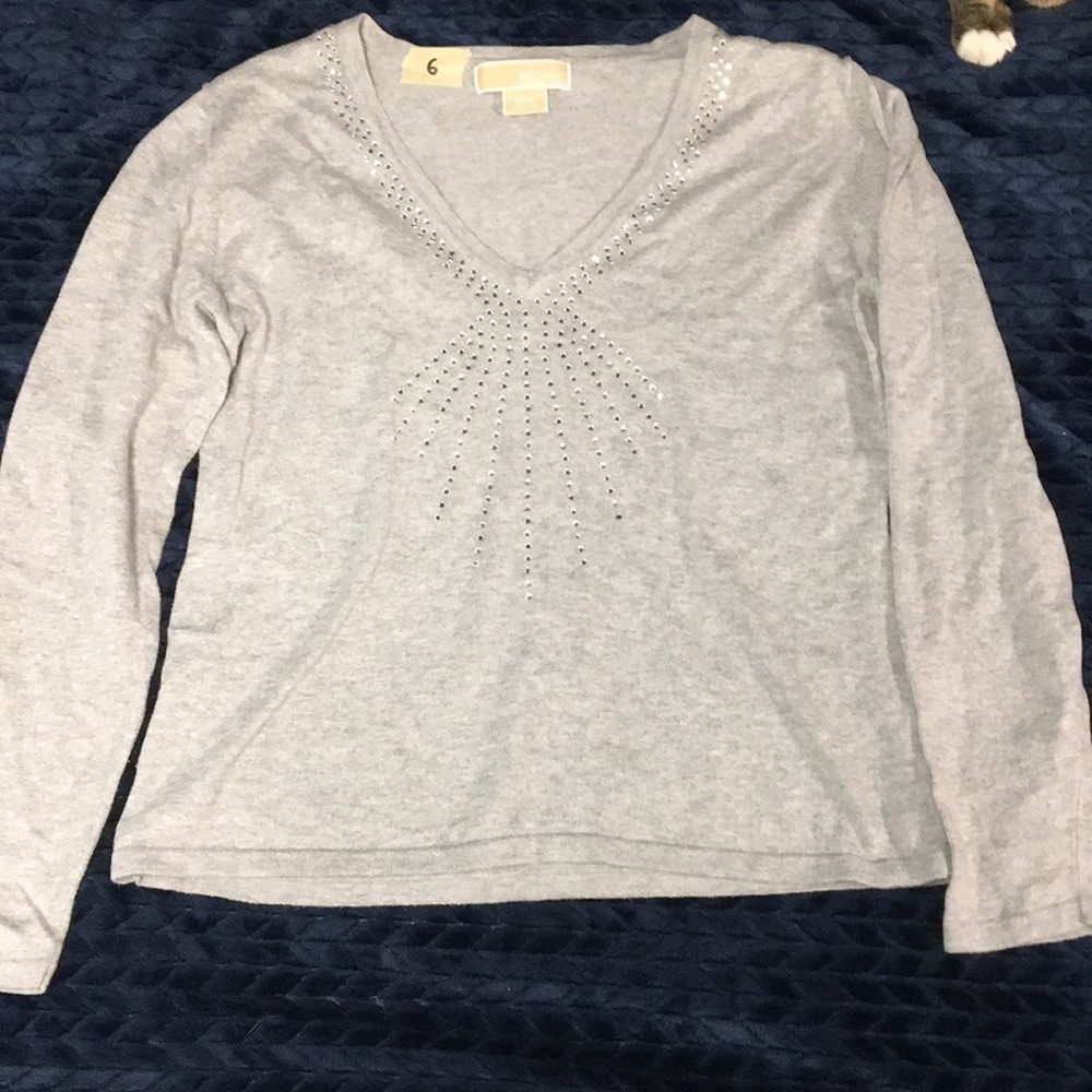 Grey Sparkle Long Sleeve